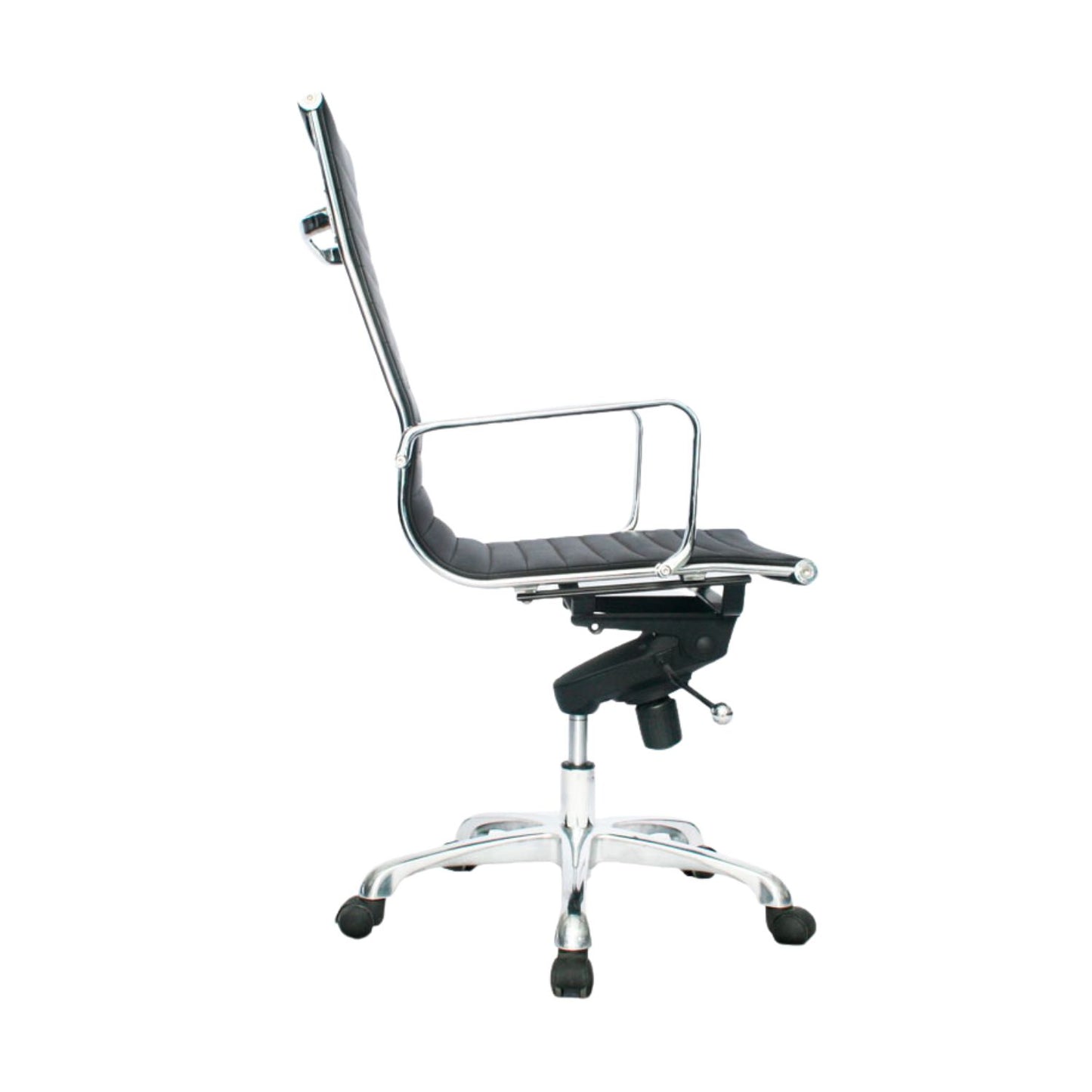 Silla Gerencial Lion  Alta  Ergonomica Brazo D Fijo Base Cromada