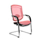 Silla Interlocutora Ergonomica Sidney  Brazo Fijo Estructura Cromada