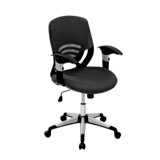 Silla Ejecutiva Operativa Congo Ergonomica Brazo Graduable Base Cromada