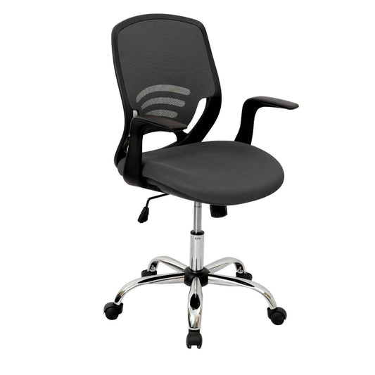 Silla Ejecutiva Congo Ergonomica Brazo en T Base Cromada