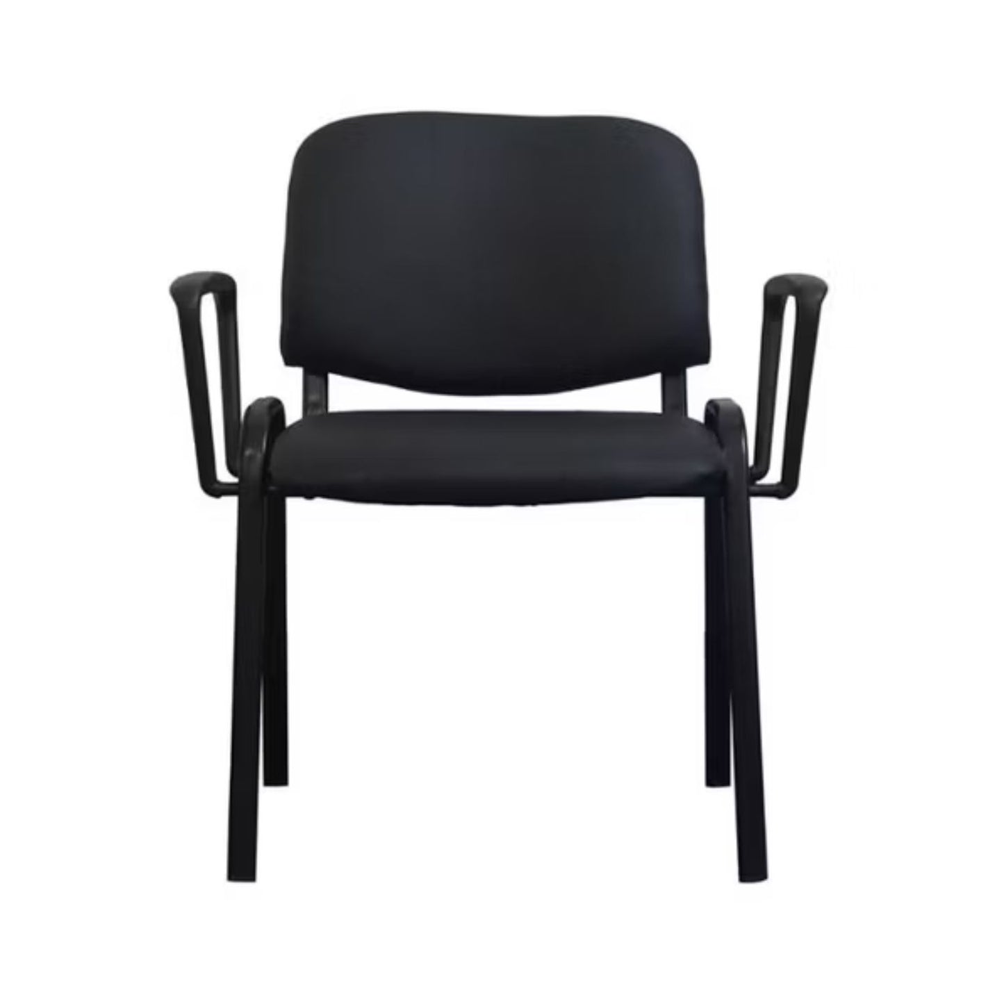 Silla Interlocutora Isosceles Ergonomica Eco con Brazos Fijos