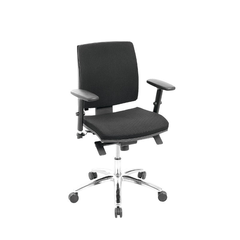 Silla Ejecutiva Job Media   Ergonomica Brazo en T Base Cromada