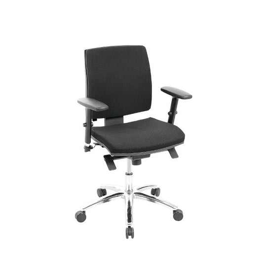 Silla Ejecutiva Job Media   Ergonomica Brazo en T Base Cromada