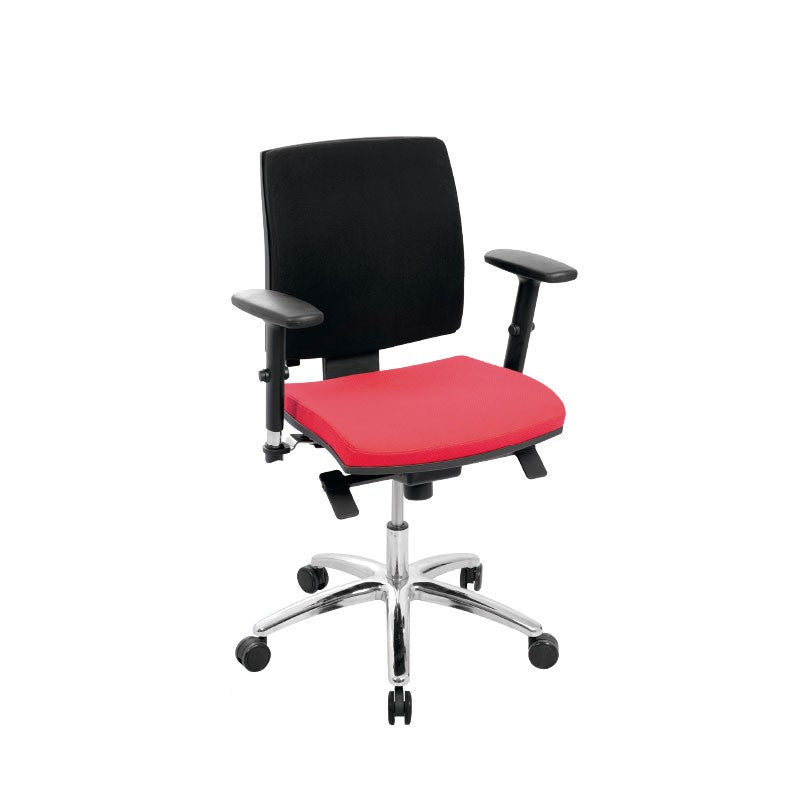 Silla Ejecutiva Job Media   Ergonomica Brazo en T Base Cromada