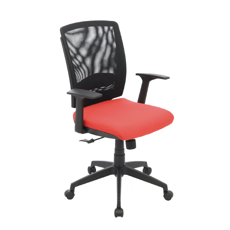 SILLA ERGONOMICA GIRATORIA PARA OFICINA CANADA BRAZO FIJO
