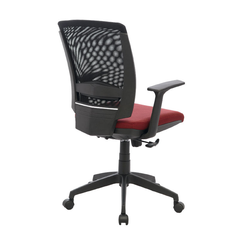 SILLA ERGONOMICA GIRATORIA PARA OFICINA CANADA BRAZO FIJO