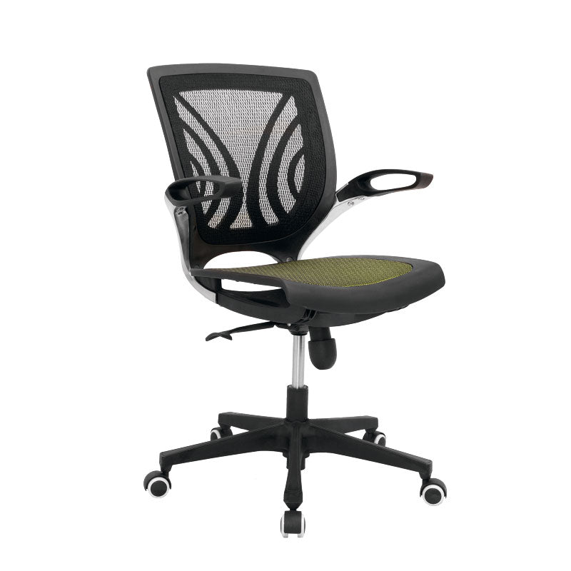 SILLA ERGONOMICA GIRATORIA PARA OFICINA TIBET MARCO NEGRO