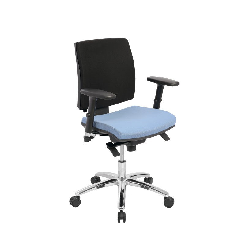 Silla Ejecutiva Job Media   Ergonomica Brazo en T Base Cromada