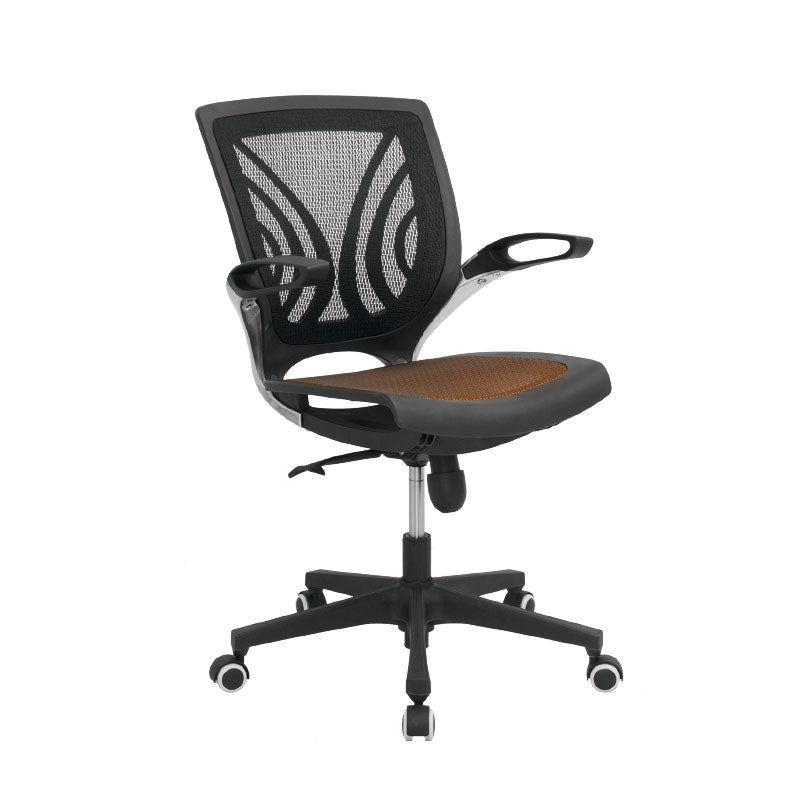 SILLA ERGONOMICA GIRATORIA PARA OFICINA TIBET MARCO NEGRO