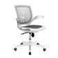 SILLA ERGONOMICA GIRATORIA PARA OFICINA TIBET MARCO BLANCO