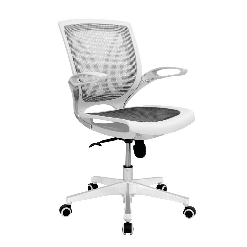 SILLA ERGONOMICA GIRATORIA PARA OFICINA TIBET MARCO BLANCO