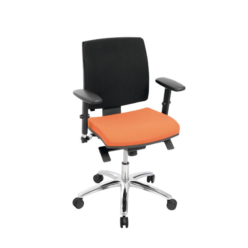 Silla Ejecutiva Job Media   Ergonomica Brazo en T Base Cromada