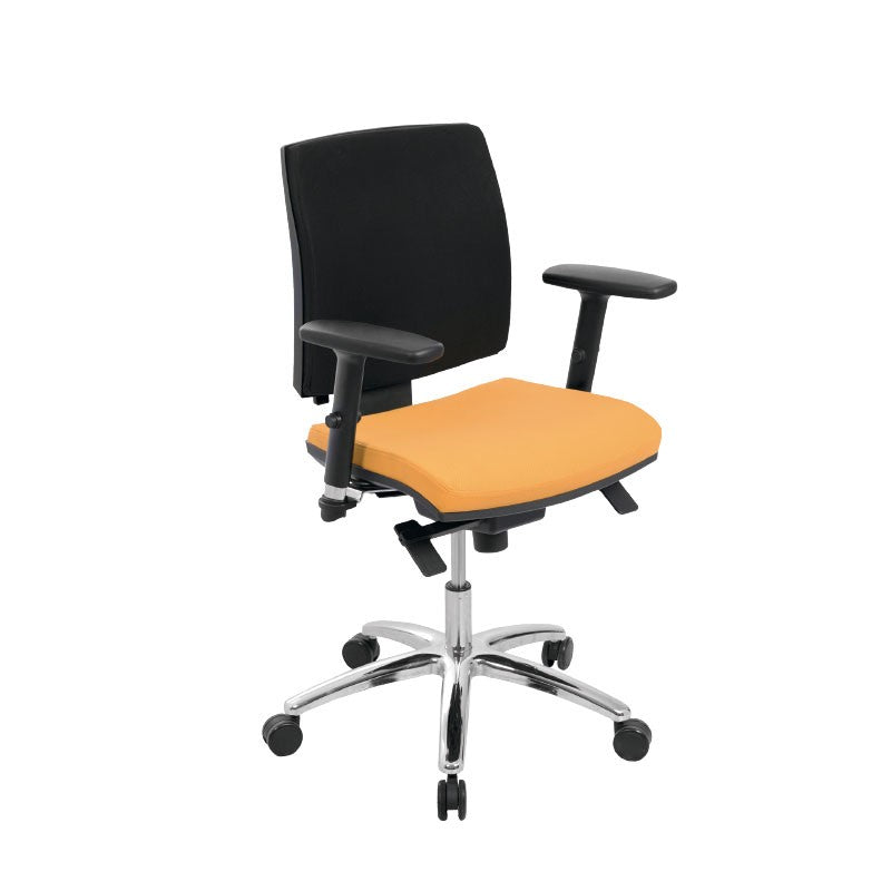 Silla Ejecutiva Job Media   Ergonomica Brazo en T Base Cromada
