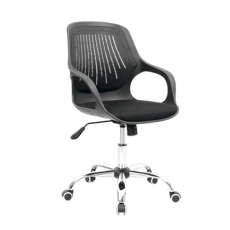 SILLA ERGONOMICA GIRATORIA PARA OFICINA MADRID COCA NEGRA