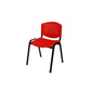 Silla Isosceles Roja