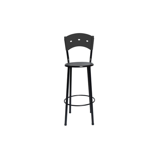 Silla Karla Asiento Grande Negra