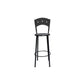 Silla Karla Asiento Grande Negra