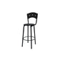 Silla Karla Asiento Grande Negra