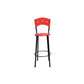 Silla Karla Asiento Grande Roja