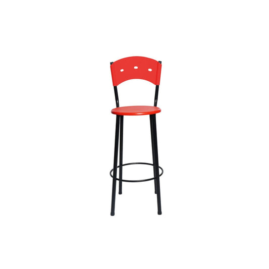 Silla Karla Asiento Grande Roja