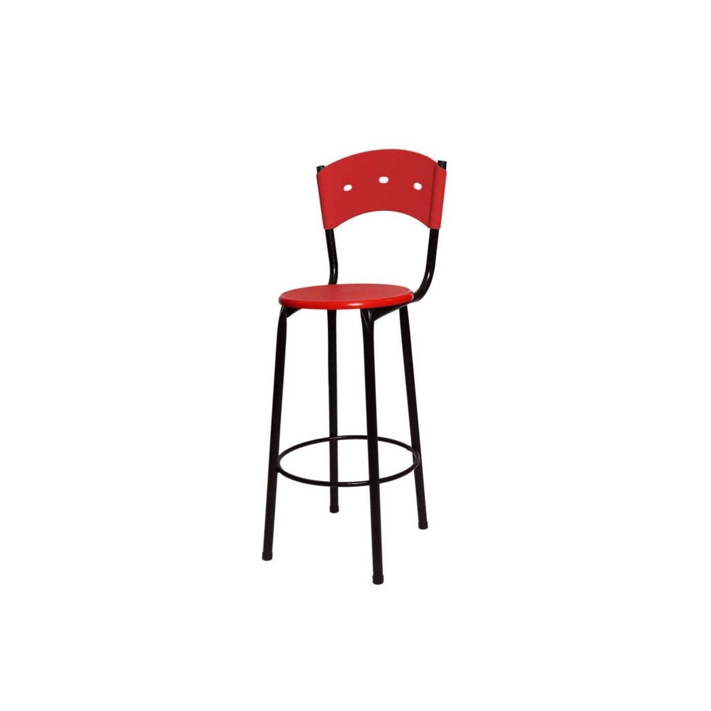 Silla Karla Asiento Grande Roja
