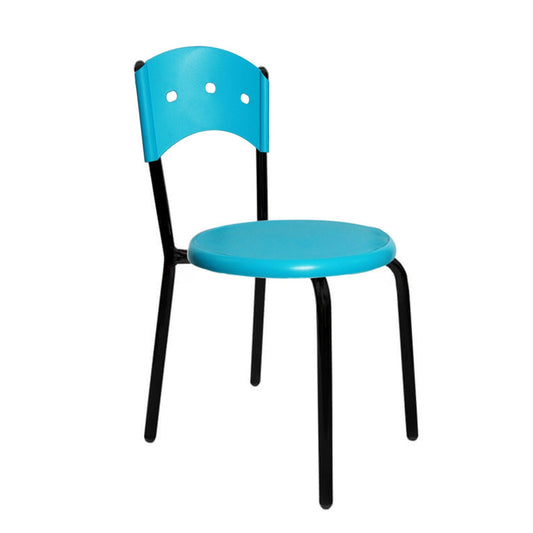 Silla Karla Asiento Pequeño Aguamarina