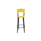 Silla Karla Asiento Pequeño Alta Amarilla