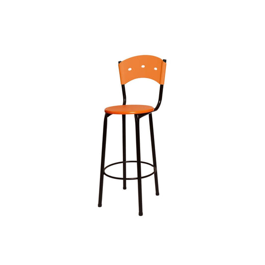 Silla Karla Asiento Pequeño Alta Naranja