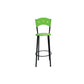 Silla Karla Asiento Pequeño Alta Verde