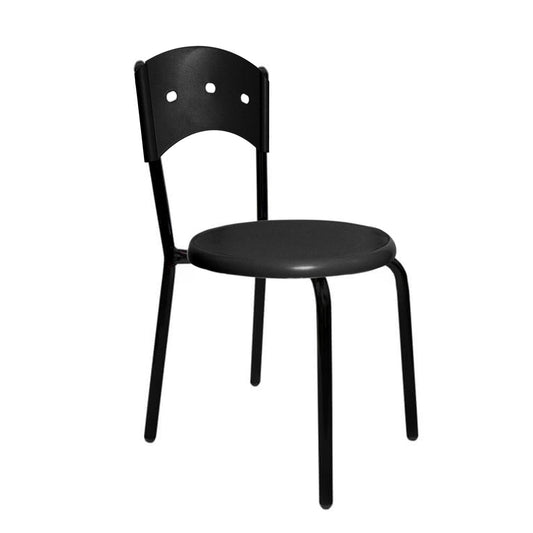 Silla Karla Asiento Pequeño Negra