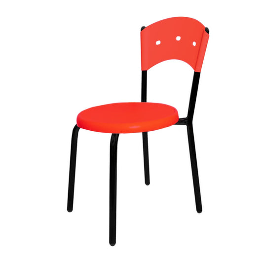 Silla Karla Asiento Pequeño Roja