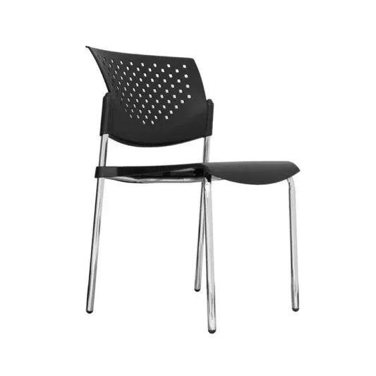 Silla Interlocutora Butterfly  Ergonomica Cromo