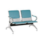 Asiento Tandem Silla de Espera Coca Acero Base Cromada Tapizado