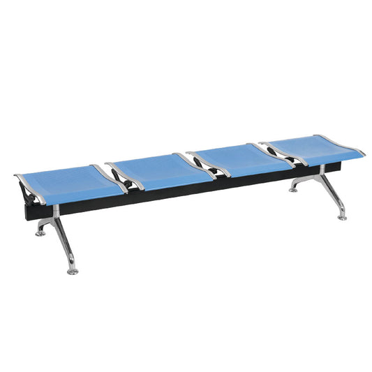 Asiento Tandem Silla de Espera  Acero Base Cromada