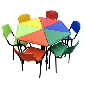 Mesa Hexagonal  Escolar